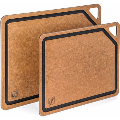 G21 Prkénko krájecí EcoCut z přírodní celulózy - sada 2 ks, hnědé – Sleviste.cz