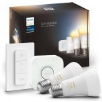 Philips Hue White Ambiance 8W 1100 E27 Promo starter kit – Hledejceny.cz