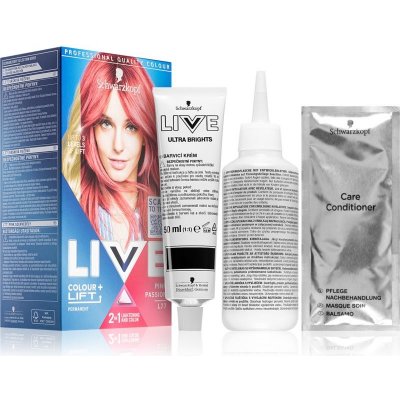 Schwarzkopf Live Colour + Lift barva na vlasy Vášnivá růžová L77 – Zboží Mobilmania