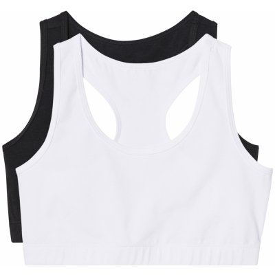 esmara dívčí podprsenka s BIO bavlnou 2 kusy černá/bílá – Sleviste.cz