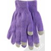 1Mcz Touch Gloves Basic dotykové rukavice fialové dámské
