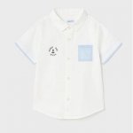 Mayoral dětská letní košile 1111-1 bílá – Sleviste.cz