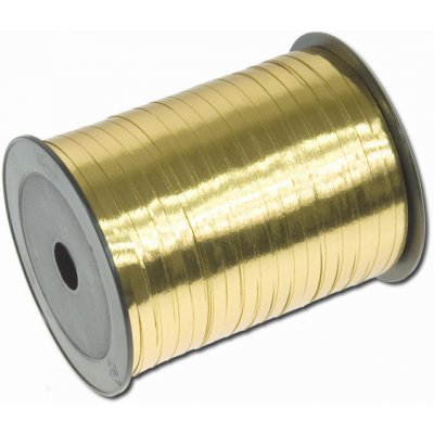 Stuha METAL 5 mm x 250 Yd - středně zlatá (1 ks) – Zboží Dáma