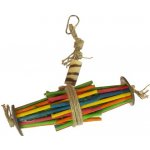 DUVO+ Závěsná barevná hračka s kukuřičnými listy a kokosem 19x22,9x6cm – Zboží Mobilmania