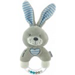 BABY MIX plyšové chrastítko medvěd modrý – Zboží Mobilmania
