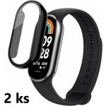 Xiaomi 2ks Ochranný kryt pro Smart Band 9 Černý MBSCZ-3DKRYTCE29 – Zboží Živě