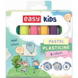 Easy Plastelína 6 pastelových barev 160g S941715