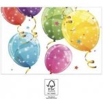 Procos Plastový ubrus Třpytivé balónky 120x180 cm – Zboží Mobilmania