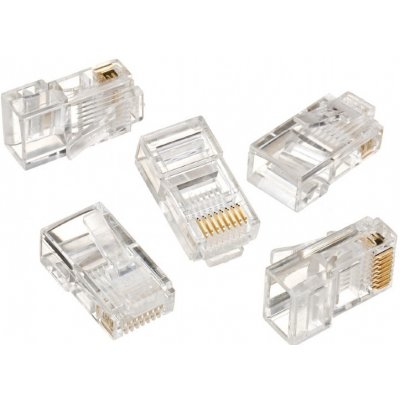 GEMBIRD Modular plug 8P8C for CAT5, UTP, 100 pcs LC-8P8C-001/100 – Zbozi.Blesk.cz