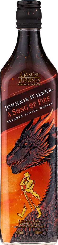 Johnnie Walker Song of Fire Game of Thrones 40,8% 0,7 l (holá láhev)