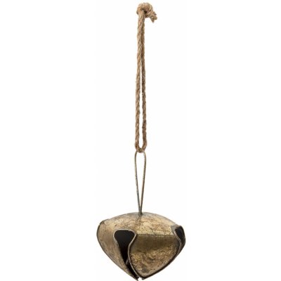 Clayre & Eef Zlatá závěsná dekorativní rolnička Ø 11*18 cm – Hledejceny.cz