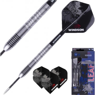Set šipek s kovovými hroty Windson DARK MAPLE LEAF 23 G Mix,Stříbrná,Černá – Hledejceny.cz