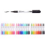 MONAMI Fabric Marker 470 popisovač na světlý textil černá / brush – Zboží Dáma