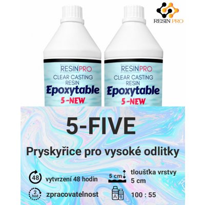 ResinPro Epoxidová pryskyřice 5-Five 1 kg – Sleviste.cz