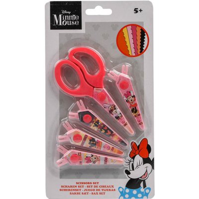 CANENCO Dětské nůžky Minnie Mouse s vyměnitelnými ZIG-ZAG čepelemi – Zboží Mobilmania