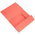 Odkládací mapa 3 klopy červená – Zboží Mobilmania