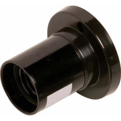 Objímka žárovky E27 černá – Sleviste.cz