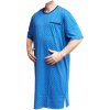 Pánské pyžamo Xcena pánská noční košile kr.rukáv modrá