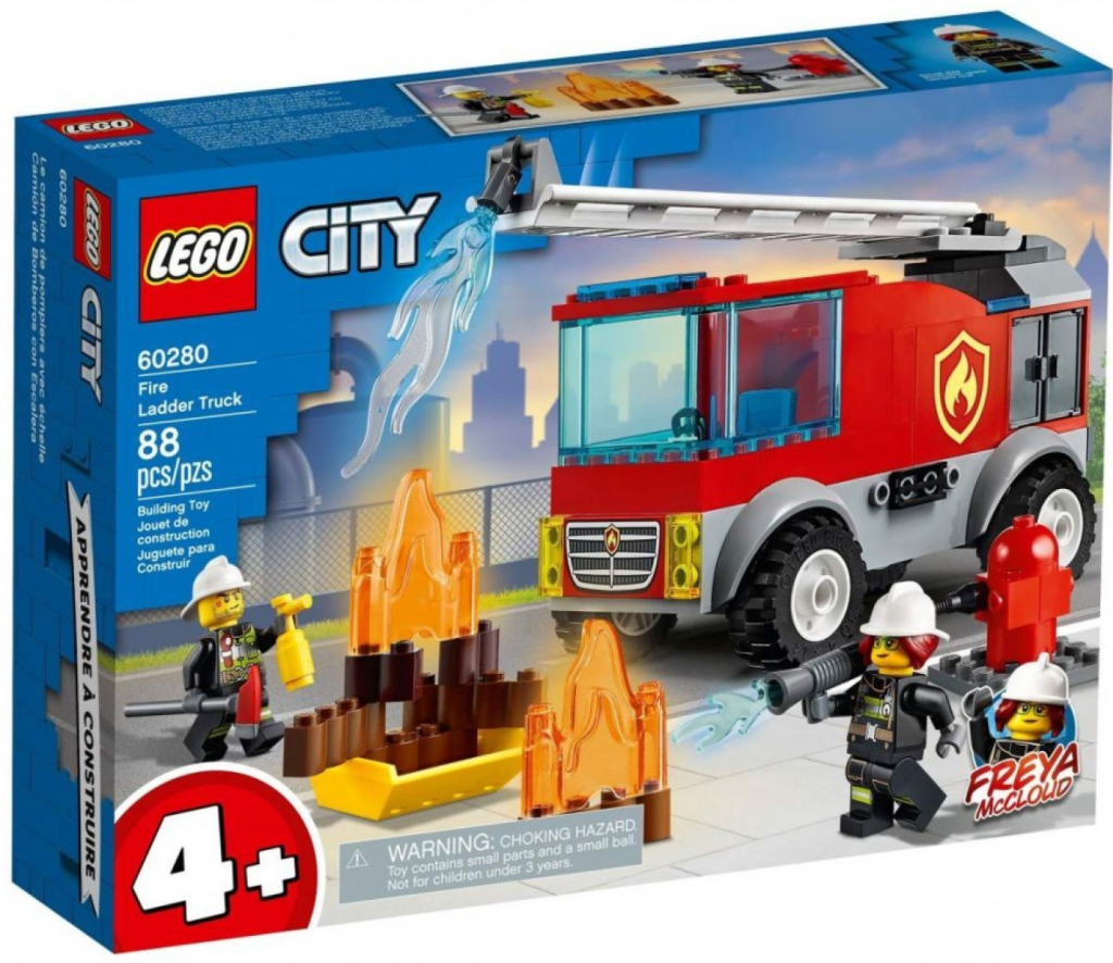 LEGO® City 60280 Hasičské auto s žebříkem od 499 Kč - Heureka.cz