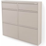 Spinder Design Billy hnědý/šedý 98 x 86 x 15 cm – Zboží Mobilmania