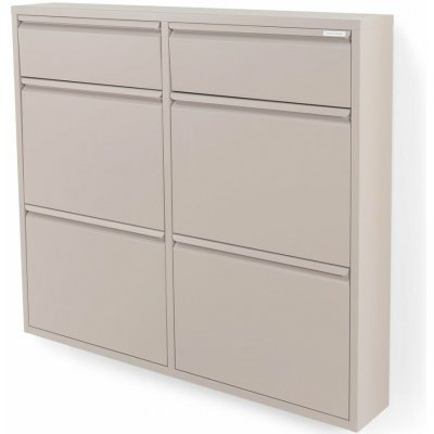 Spinder Design Billy hnědý/šedý 98 x 86 x 15 cm – Zboží Mobilmania