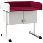 PP - 962 pult přebalovací čalouněný se skříňkou wine no.18 - vínová – Zbozi.Blesk.cz