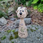 NEBE DOMA Keramický pes s levandulí Velikost: 30 cm – Hledejceny.cz