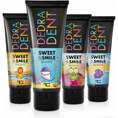 Dedra dent Sweet & Smile pro ochranu mléčných zubů se žvýkačkovou příchutí 50 ml – Zboží Mobilmania