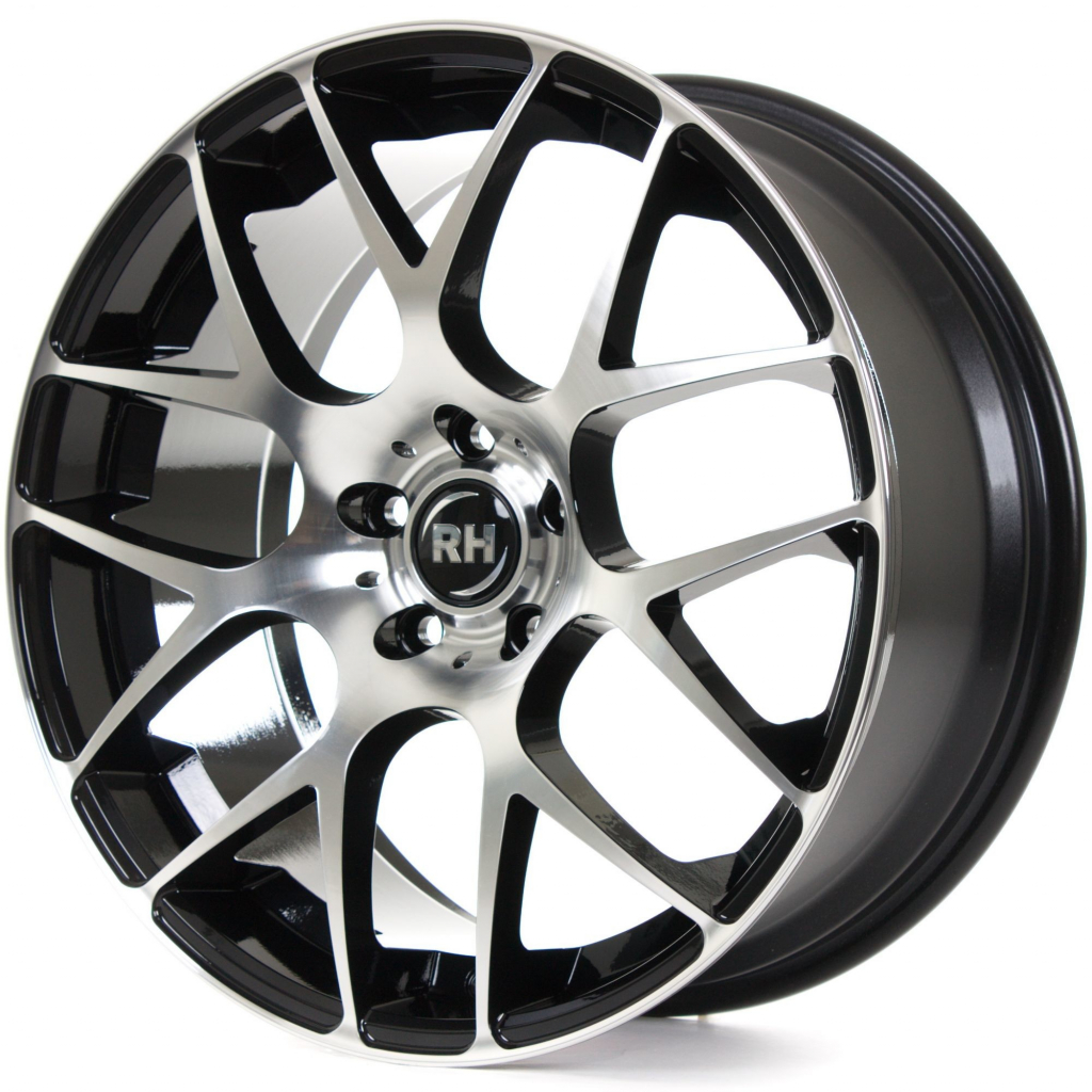 RH NBU Race 8,5x18 5x108 ET45 black polished