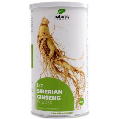 Nature´s Finest Siberian Ginseng BIO Sibiřský ženšen 250 g – Hledejceny.cz