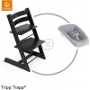 Jídelní židlička Stokke Tripp Trapp Black + novorozenecký set