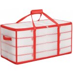 SONGMICS Box na vánoční ozdoby, 64.5 x 34 x 33.5 cm průhlený – Zboží Dáma