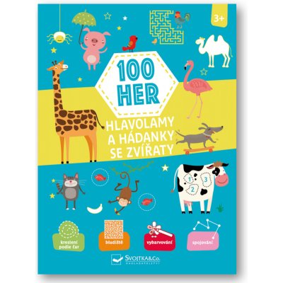100 her, Hlavolamy a hádanky se zvířaty 3+ – Hledejceny.cz
