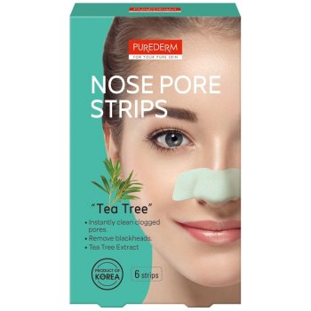Purederm čistící pásky na nos Tea Tree 6 ks