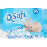 Q-Soft Vlhčený super jemný 60 ks – Zboží Mobilmania