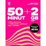 T-Mobile Twist 50 MINUT + 2GB, SIM karta, bonusový kredit 50 Kč – Sleviste.cz