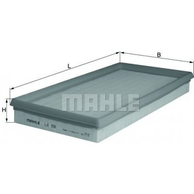 Vzduchový filtr MAHLE LX 59 – Hledejceny.cz