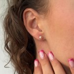 Pan Perla Perlové náušnice 71/BIL2 – Zboží Mobilmania