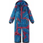 Reima Reach dětská membránová zimní kombinéza modrá/červená – Zboží Dáma