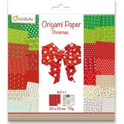 Sada papírů Clairefontaine Origami Christmas 1 60 listů