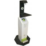 CORYNOR Bezdotykový stojan na dezinfekci rukou, černý, vanička 1 1001 – Zboží Dáma