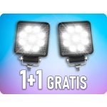 TruckLED Led Epistar Pracovní Světlo, Hranaté, 27W, 2200 Lm, 12/24V, Ip67, 1+1 zdarma! [L0077S] | Zboží Auto