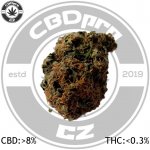 Strawberry Kush Kvet CBD 8% THC 0.3% 10 g – Zboží Mobilmania