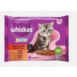 Whiskas Junior kura & hovädzie & jahňa & králik v šťave 4 x 85 g – Hledejceny.cz