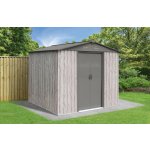 BestBerg ZDB-4SD 4,1 m² 236 x 174 x 206 cm bílé dřevo/šedá – Zboží Dáma BestBerg ZDB-4SD 4,1 m² 236 x 174 x 206 cm bílé dřevo/šedá – Zboží Dáma