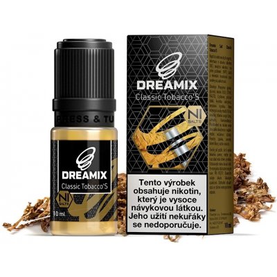 Dreamix Salt Classic Tobacco'S klasický tabák 10 ml 10 mg