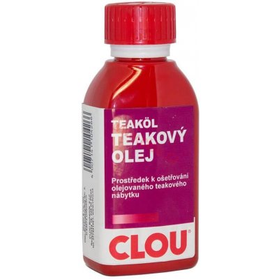 Clou TEAKÖL (Teakový olej na dřevo) bezbarvý 150 ml – Hledejceny.cz