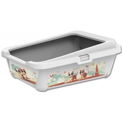 Tommi Hercules Indy & Louise toaleta s okrajem 50,9 x 39,2 x 19,2 cm – Sleviste.cz