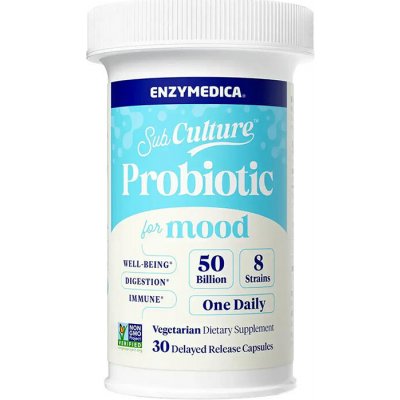 Enzymedica SubCulture Probiotic for Mood 30 Kapslí – Hledejceny.cz