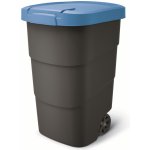 Prosperplast Wheeler 95L s kolečky a víkem velký univerzální plastový modrý – Sleviste.cz